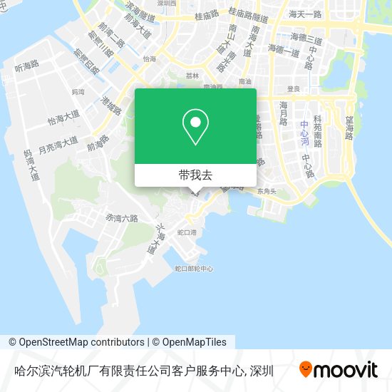 哈尔滨汽轮机厂有限责任公司客户服务中心地图