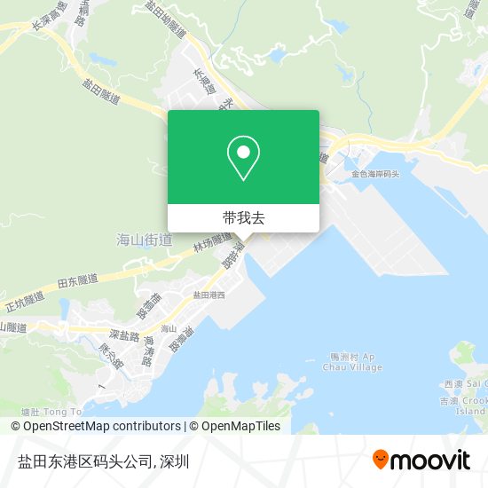 盐田东港区码头公司地图