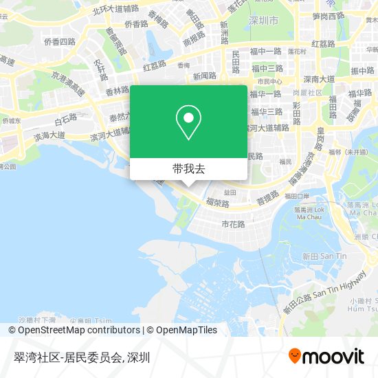 翠湾社区-居民委员会地图