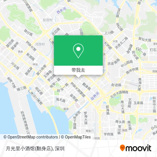 月光里小酒馆(翻身店)地图