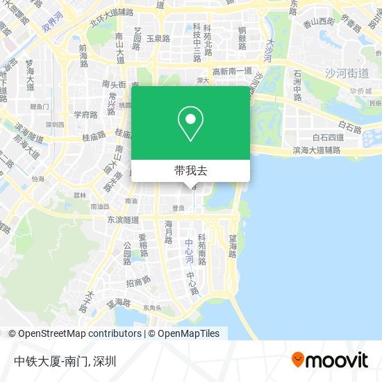 中铁大厦-南门地图