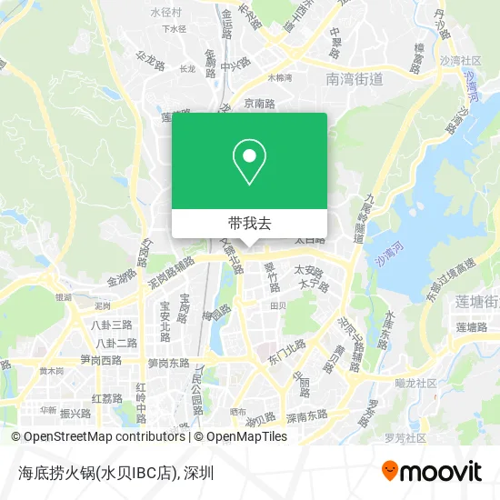 海底捞火锅(水贝IBC店)地图