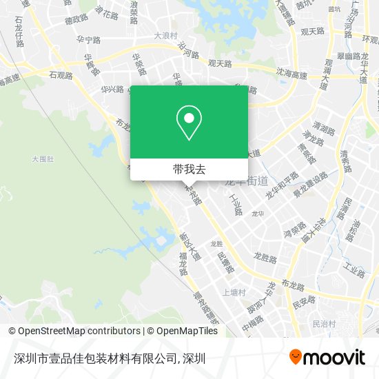 深圳市壹品佳包装材料有限公司地图