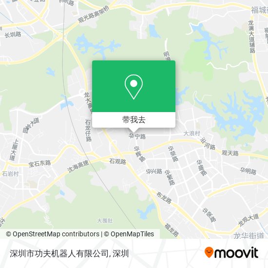 深圳市功夫机器人有限公司地图