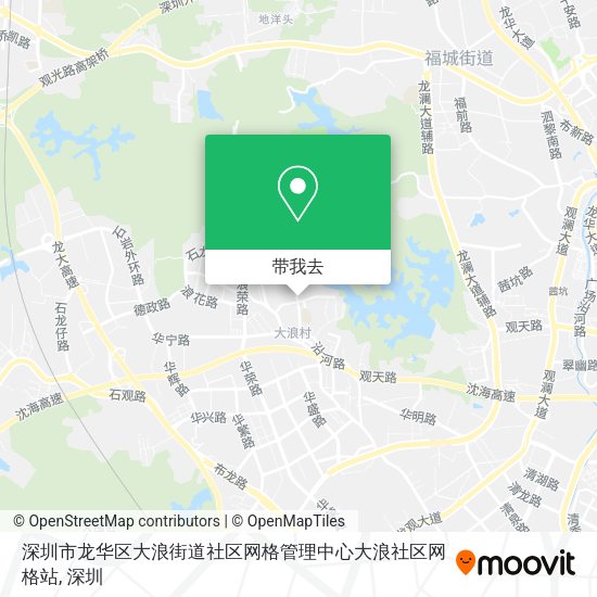 深圳市龙华区大浪街道社区网格管理中心大浪社区网格站地图
