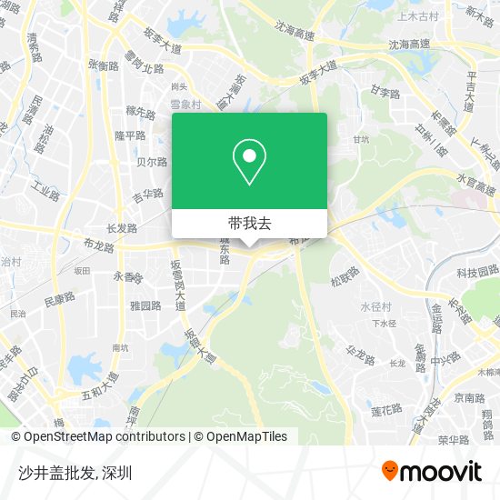 沙井盖批发地图
