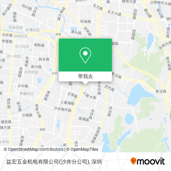 益宏五金机电有限公司(沙井分公司)地图