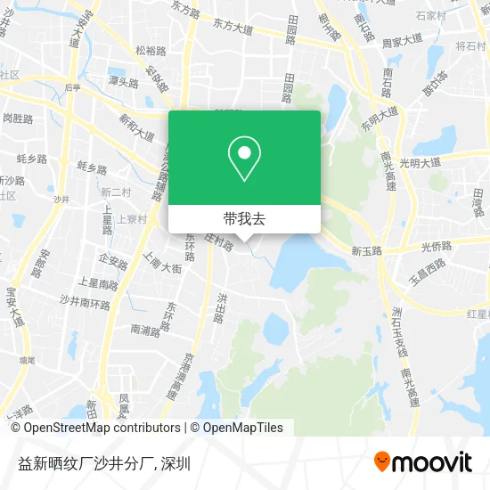 益新晒纹厂沙井分厂地图