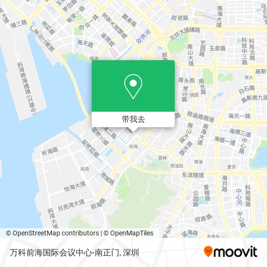 万科前海国际会议中心-南正门地图