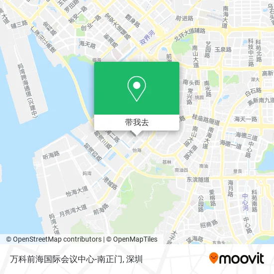 万科前海国际会议中心-南正门地图