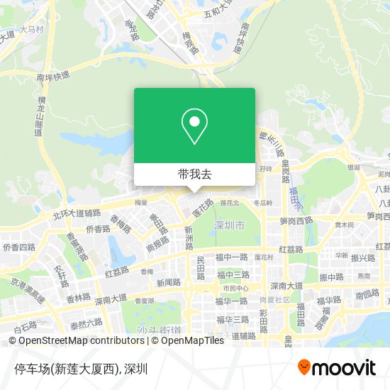 停车场(新莲大厦西)地图