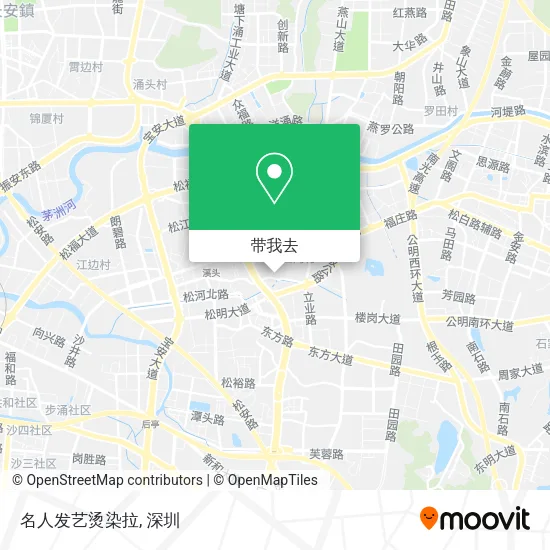 名人发艺烫染拉地图