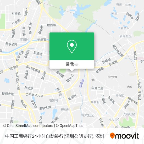 中国工商银行24小时自助银行(深圳公明支行)地图