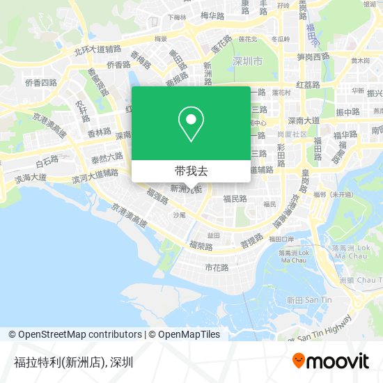 福拉特利(新洲店)地图