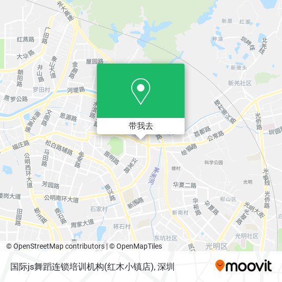 国际js舞蹈连锁培训机构(红木小镇店)地图