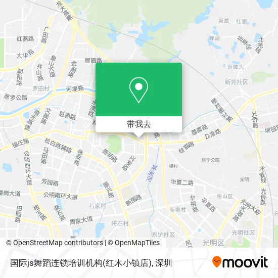 国际js舞蹈连锁培训机构(红木小镇店)地图