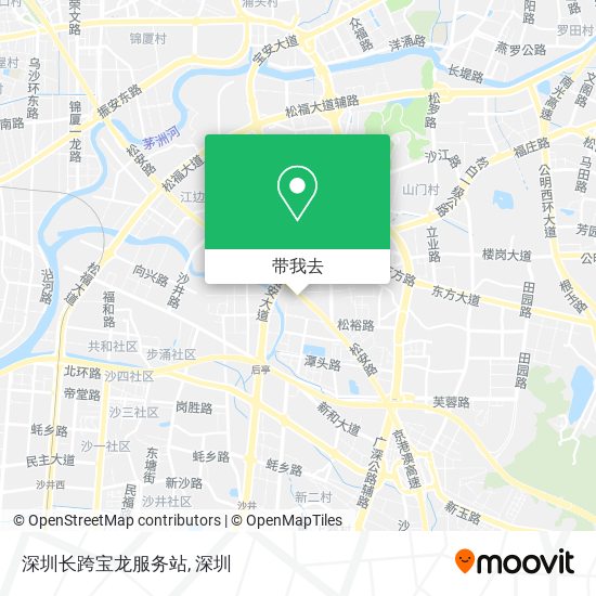 深圳长跨宝龙服务站地图
