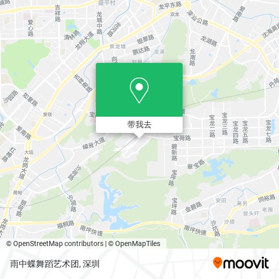 雨中蝶舞蹈艺术团地图