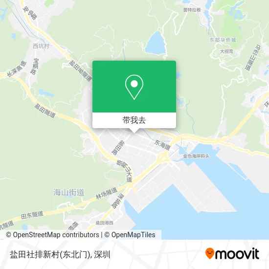 盐田社排新村(东北门)地图