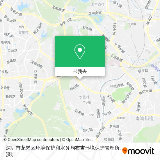 深圳市龙岗区环境保护和水务局布吉环境保护管理所地图