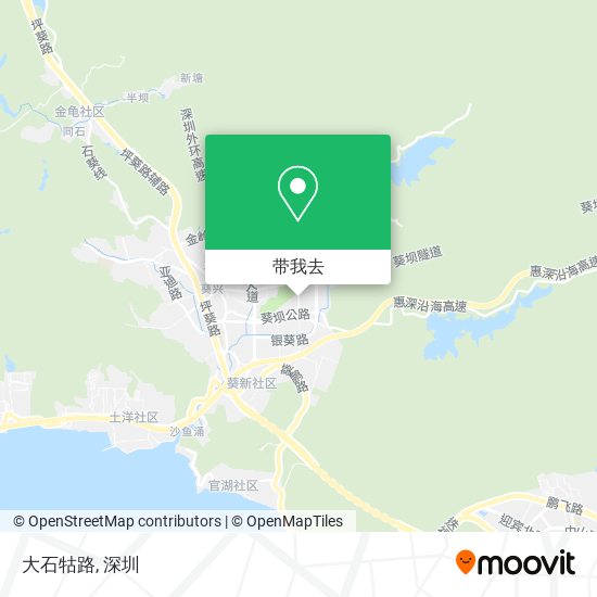 大石牯路地图