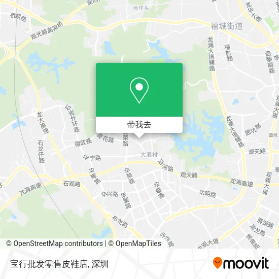 宝行批发零售皮鞋店地图
