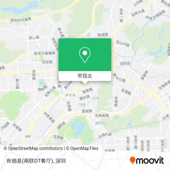 肯德基(南联DT餐厅)地图