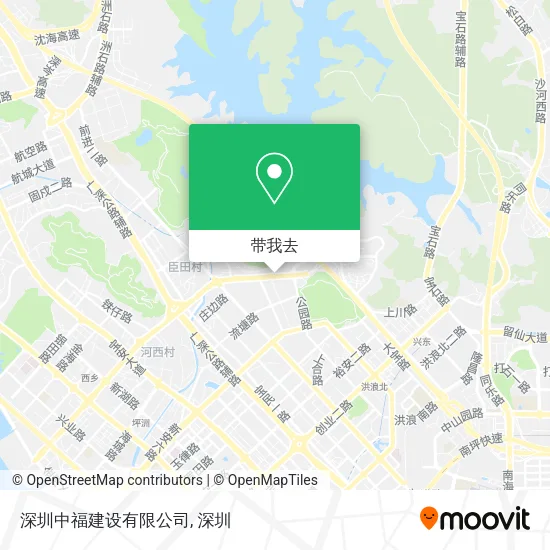 深圳中福建设有限公司地图