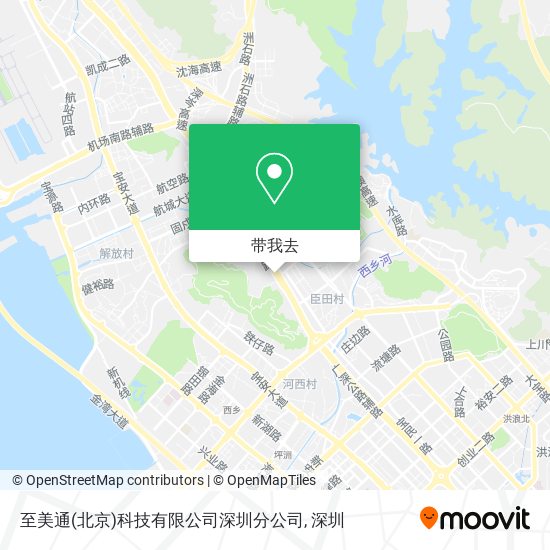 至美通(北京)科技有限公司深圳分公司地图