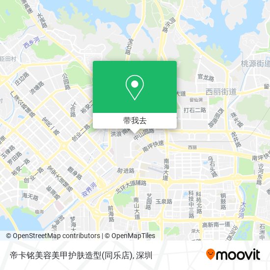 帝卡铭美容美甲护肤造型(同乐店)地图