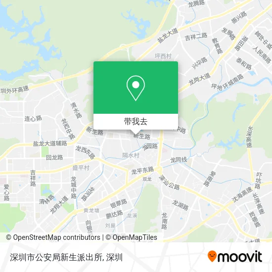 深圳市公安局新生派出所地图