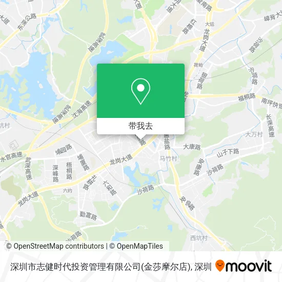 深圳市志健时代投资管理有限公司(金莎摩尔店)地图