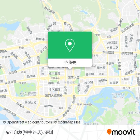 东江印象(福中路店)地图
