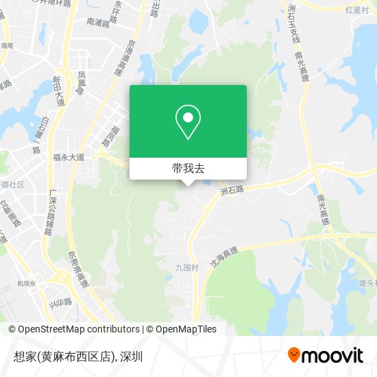 想家(黄麻布西区店)地图
