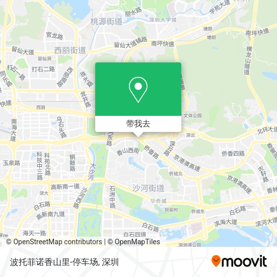 波托菲诺香山里-停车场地图