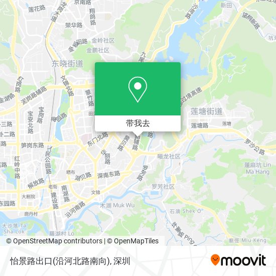 怡景路出口(沿河北路南向)地图
