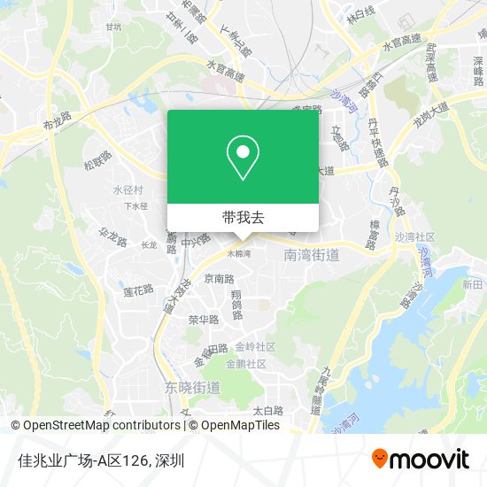 佳兆业广场-A区126地图