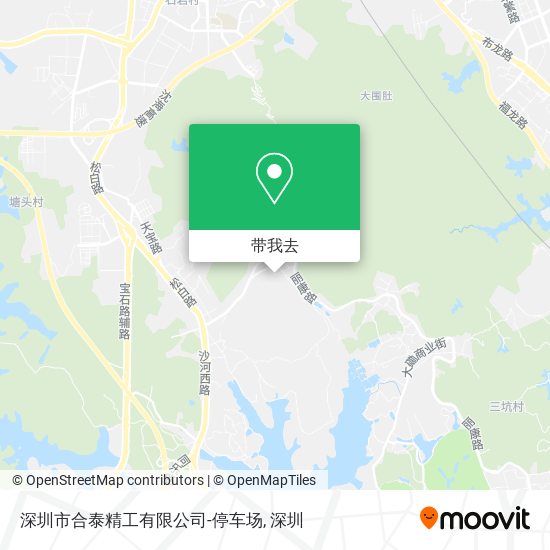 深圳市合泰精工有限公司-停车场地图