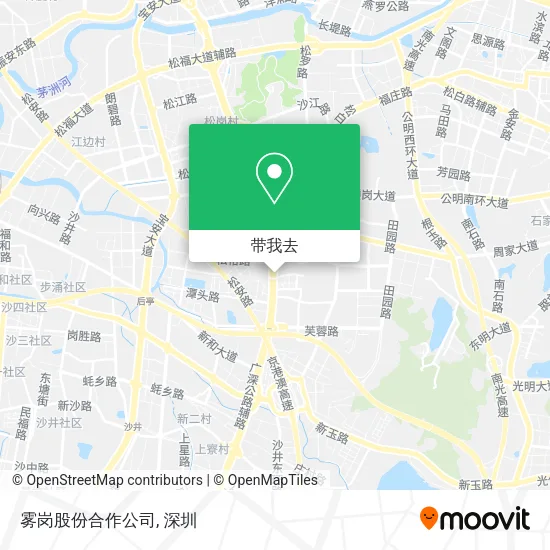 雾岗股份合作公司地图