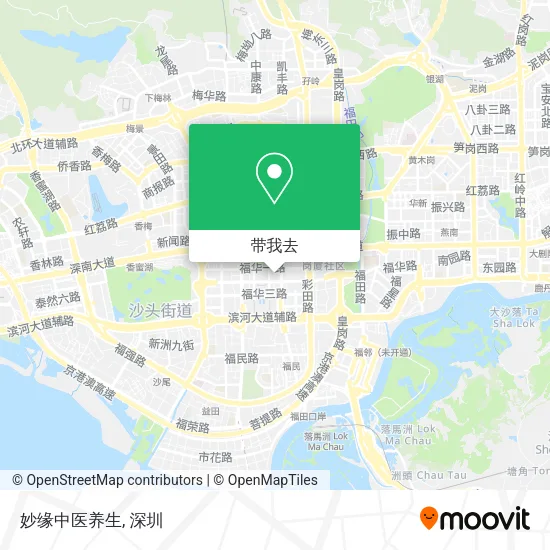 妙缘中医养生地图