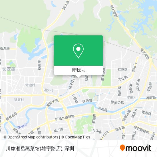 川豫湘岳蒸菜馆(雄宇路店)地图