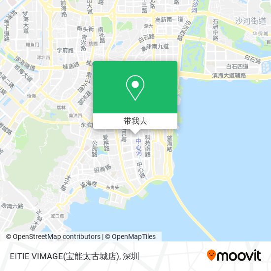 EITIE VIMAGE(宝能太古城店)地图