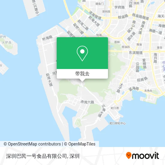 深圳巴民一号食品有限公司地图