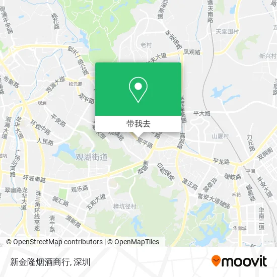 新金隆烟酒商行地图