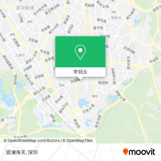 观澜海关地图