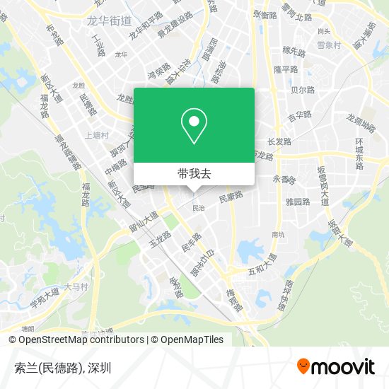 索兰(民德路)地图