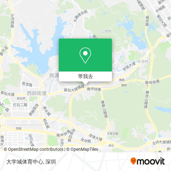 大学城体育中心地图