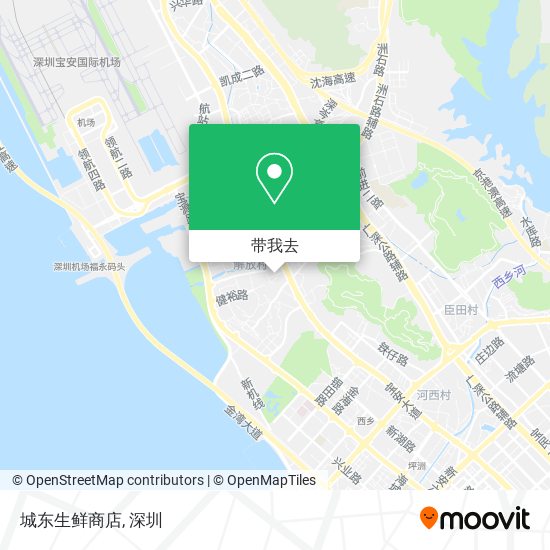 城东生鲜商店地图