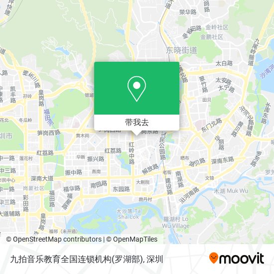 九拍音乐教育全国连锁机构(罗湖部)地图