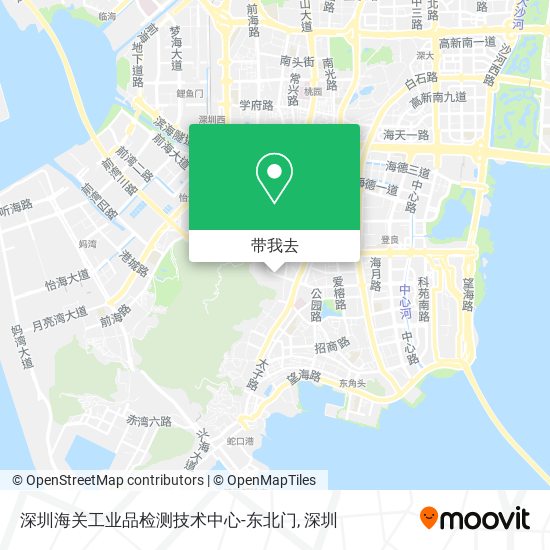 深圳海关工业品检测技术中心-东北门地图